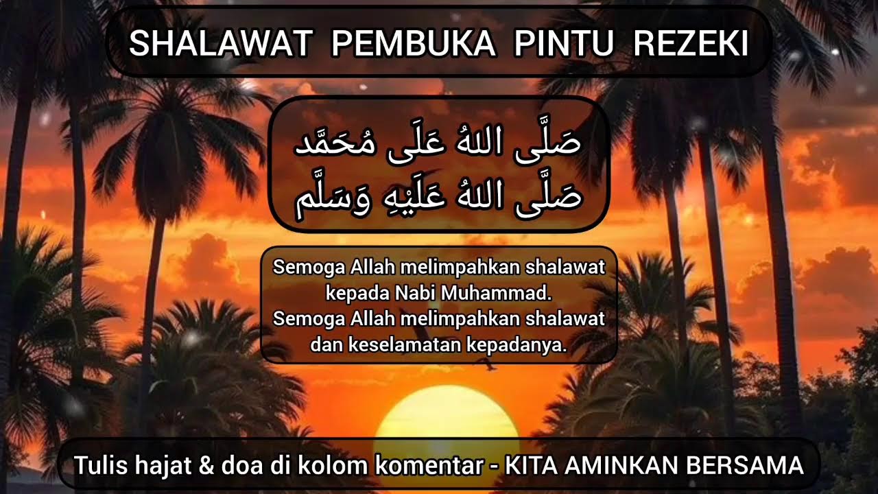 Shalawat Jibril Pembuka Pintu Rezeki