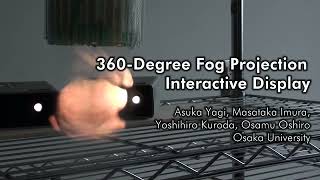 Amazing 360-degree fog image projection + interactive display! 😮
