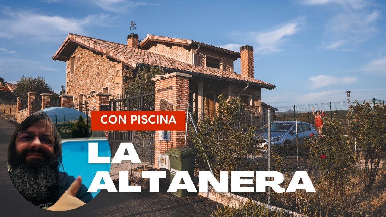 CASA RURAL "LA ALTANERA", PARA REPETIR, ALQUILER INTEGRO CON PISCINA INDIVIDUAL   HD 1080p