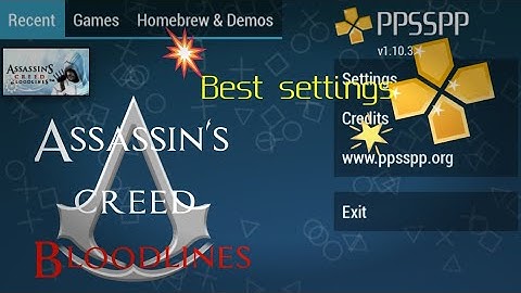 💯💯Best psp settings for Assassin