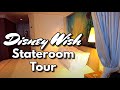 Disney Wish Cruise Ship Verandah Stateroom Tour