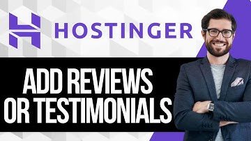 How to Add Reviews or Testimonial in Hostinger Website Builder