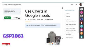 Use Charts in Google Sheets [2025] | GSP1061 #qwiklabs #arcadegames #googlecloud #googlearcade