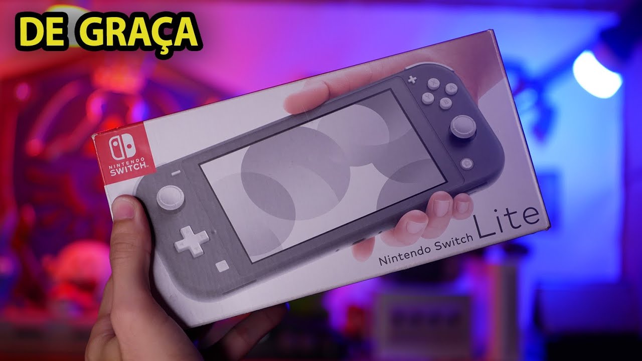 Como ganhar um Nintendo Switch Lite e jogos de Graça! 