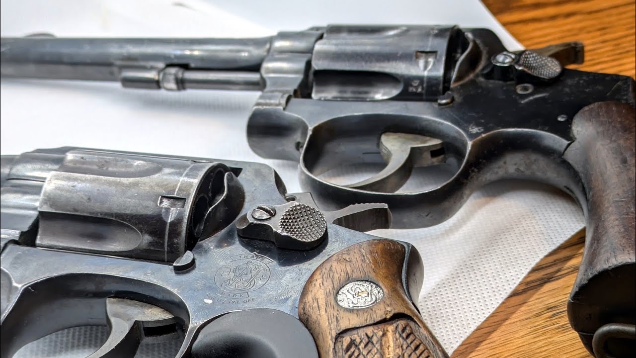 Smith & Wesson British Service Revolver compared with Model 10