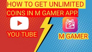 HOW TO TAKE UNLIMITED COIN IN M GAMER APP AND REDEEM FREE FIRE DIAMOND AND PUBG UC CARD. screenshot 1
