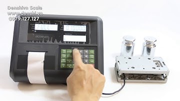 Hướng dẫn hiệu chuẩn cho cân XK3190-A23