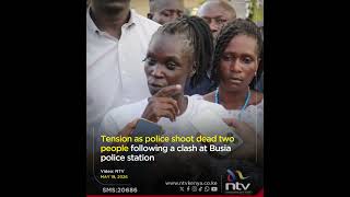 Tension As Police Shoot Dead Two People Following A Clash At Busia Police Station
