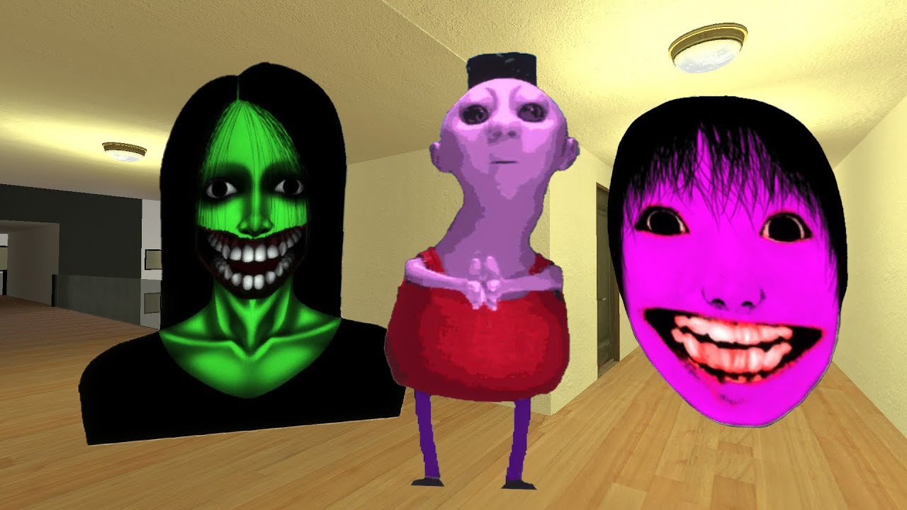 Kuchisake Onna, Yoshie Kimura And Hamood Habibi Nextbot in Garry's Mod