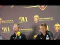 Presskonferens inför FK Vardar – MFF