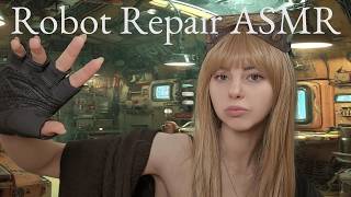 Robot Maintenance ASMR | Rainy Workshop, Delicate Repairs & Soothing Mechanical Sounds screenshot 1