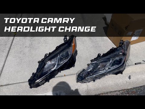 How to change a Camry headlight (2017–2021)