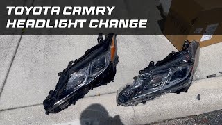 How to Change a Toyota Camry Headlight (2017-2021)