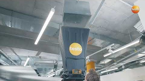 Recording volume flow at large vents with testo 420 | Be sure. Testo