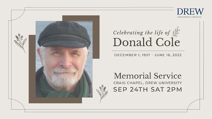 Memorial Service Celebrating the Life of Donald Co...