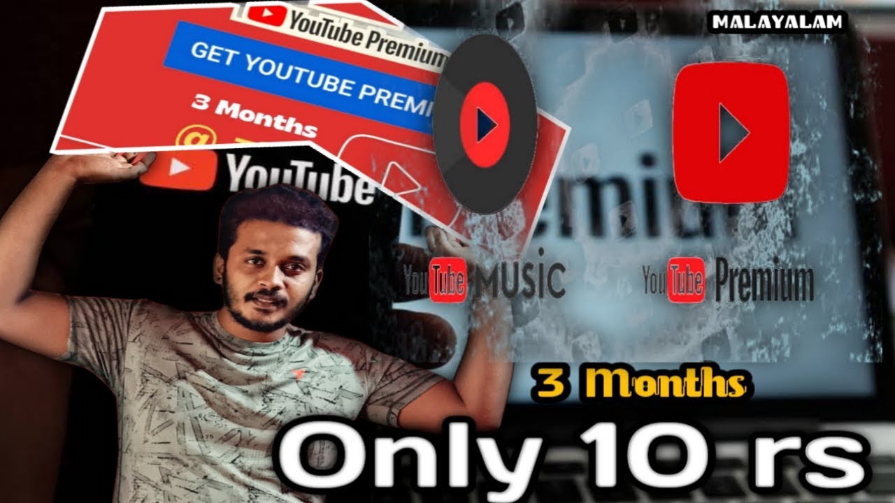 Youtube Premium Only 10 rs For 3 Months Malayalam