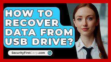How To Recover Data From USB Drive? - SecurityFirstCorp.com