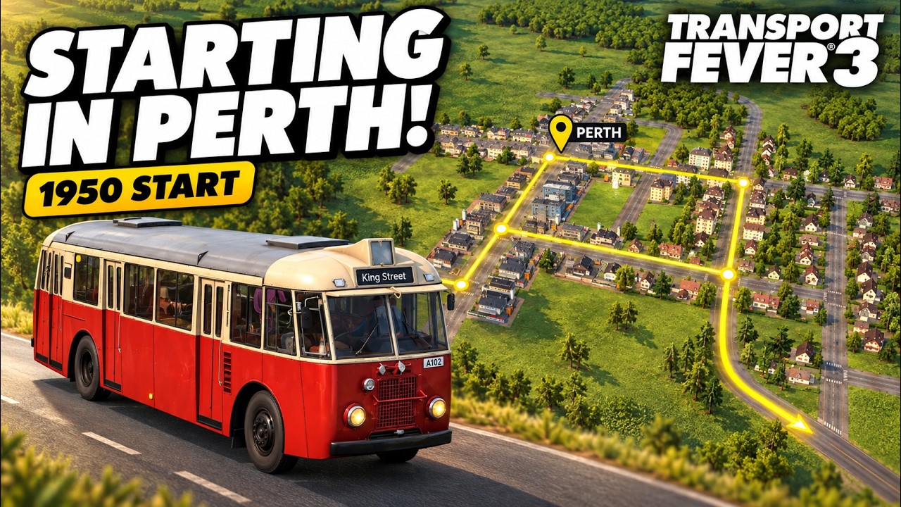 The Beginning of My Australian Empire | Transport Fever 3 Gameplay!