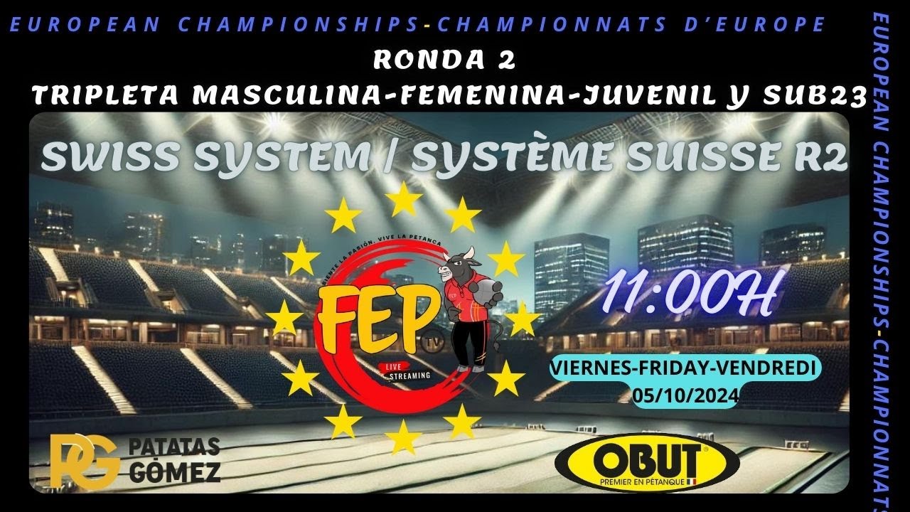 Miniature de la vidéo : Cto de Europa Sub23 y Juvenil. Isla Cristina, Huelva. 2ª Partida Suizo Internacional.