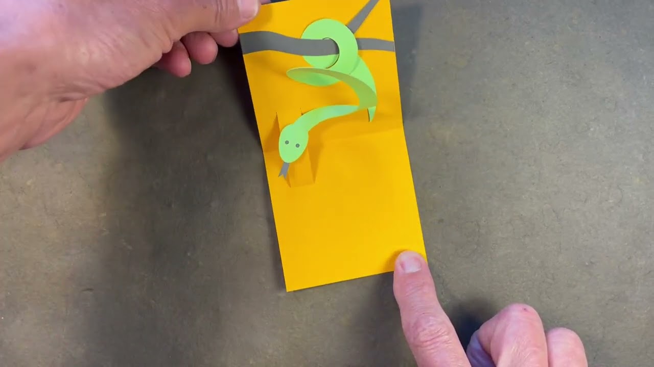 Pop-up Snake Miniature Card