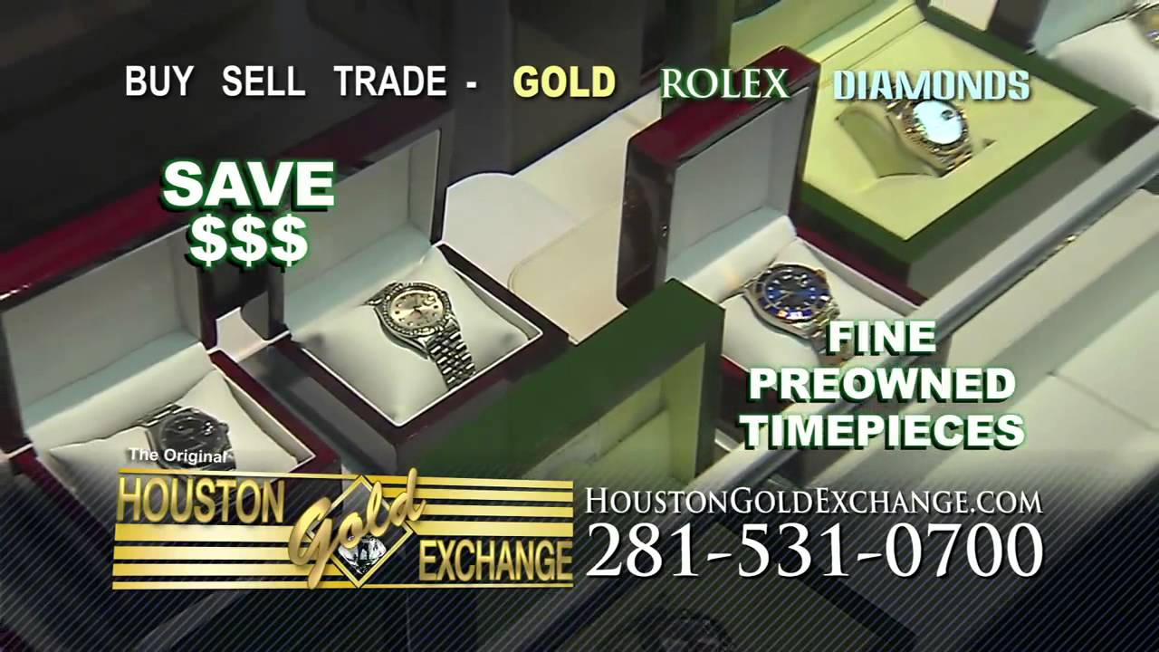HOUSTON GOLD EXCHANGE - Houston Pre-Owned Rolex Buyer and Seller - YouTube