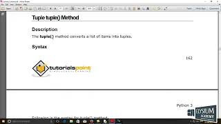 python-3 Tuples