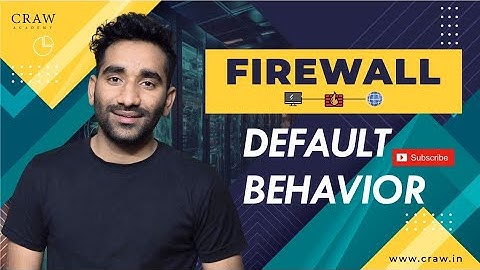 Default Behavior of Firewall | Security Levels in Firewall | Complete ASA Firewall in Hindi