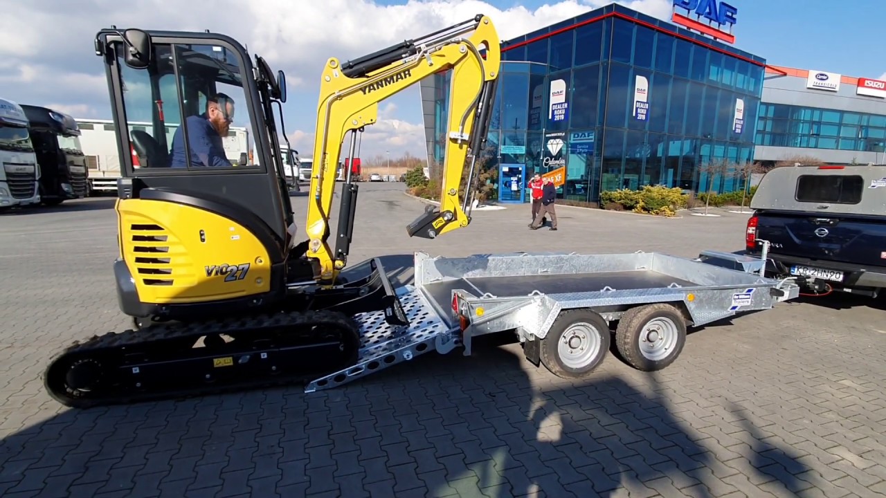 Ifor Williams GH1054 przyczepa pod minikoparki