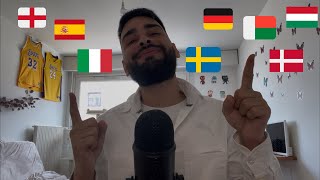 ASMR I Try To Speak In 22 Languages ! 🌍