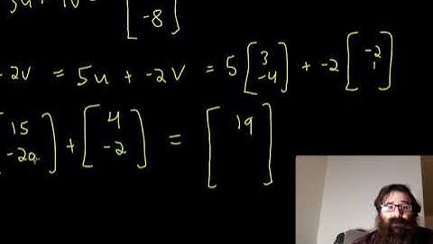 Linear Algebra - Section 1.3  - Vector Equations