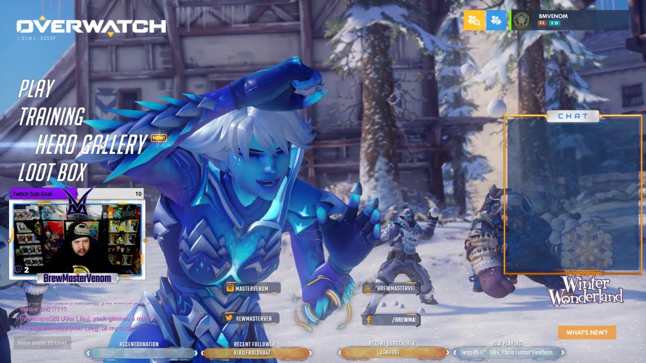 Overwatch | 2018 Winter WonderLand Event | Loot Boxes | Skins | 5/10 Sub Goal!!! 12/22/18