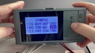 SUP-7610 Display info configuration