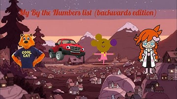 My By the Numbers List (backwards edition) 