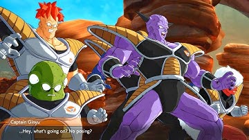 Dragon Ball FighterZ - Ginyu Force Freak Out at Clone For Not Posing