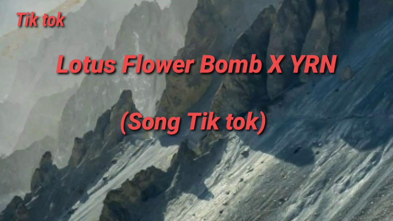 បទកំពុងល្បីក្នុងTik tok 2021 Lotus Flower Bomb X YRN full
