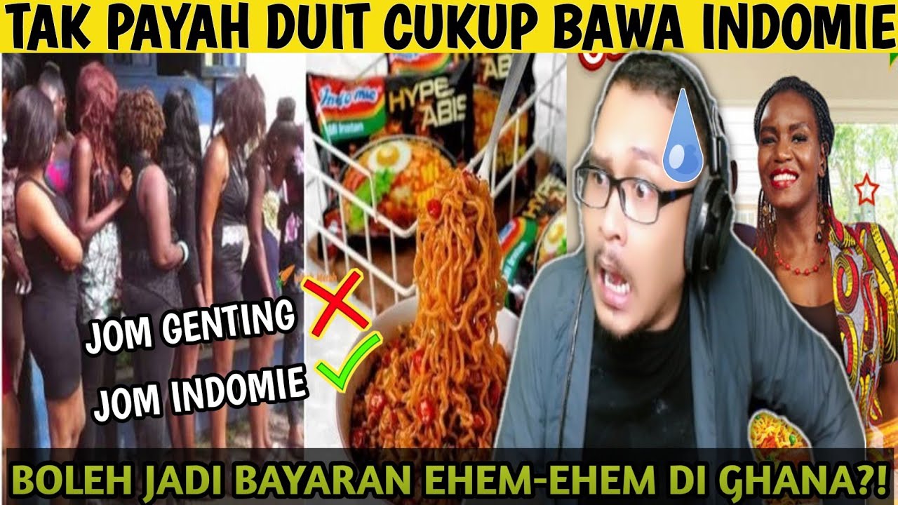 BIAR BETUL⁉️ INDOMIE JADI MATA WANG EHEM EHEM DI GHANA😱‼️ | Wak Lonjong