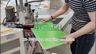 KN-700 edge banding and trimming machine #woodworking #furniture #cabinet