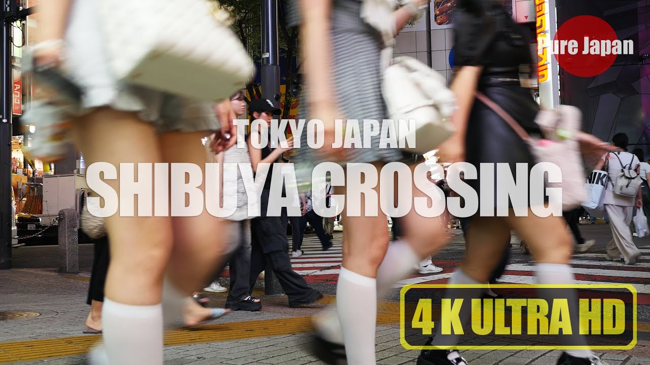 SHIBUYA CROSSING AUGUST 28, 2024. TIME 2010 GMT+9