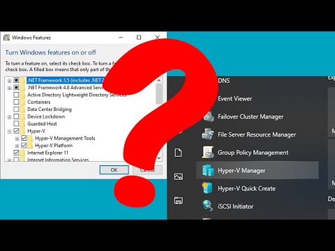 How to Enable and Run the Missing Hyper-V Manager After Installing it in Windows 10