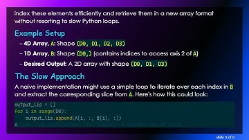 How to Use Fancy Indexing to Efficiently Access Multi-Dimensional Arrays in NumPy