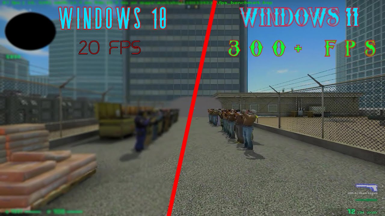 CSGO FPS BENCHMARK - WINDOWS 10 vs WINDOWS 11