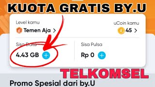 CARA MENDAPATKAN KUOTA GRATIS BY.U 2024 - TELKOMSEL