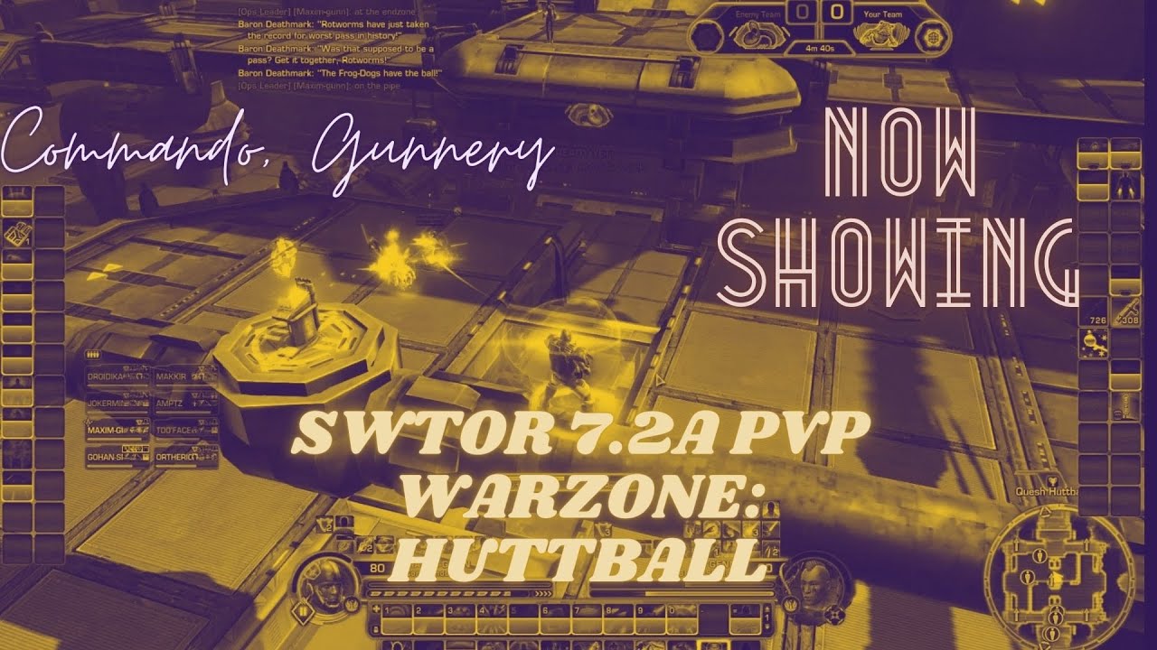 SWTOR 7.2a PvP Warzone: Huttball - Commando, Gunnery