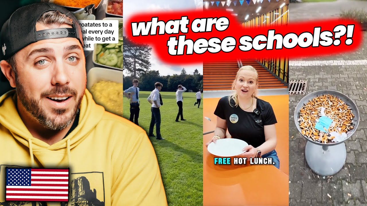 European Schools Are on Another Level 🤯 American Reacts