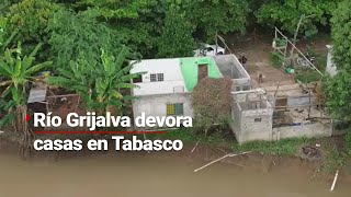 MIEDO EN TABASCO | El patrimonio de una vida se perdió en minutos; la naturaleza cobró lo suyo