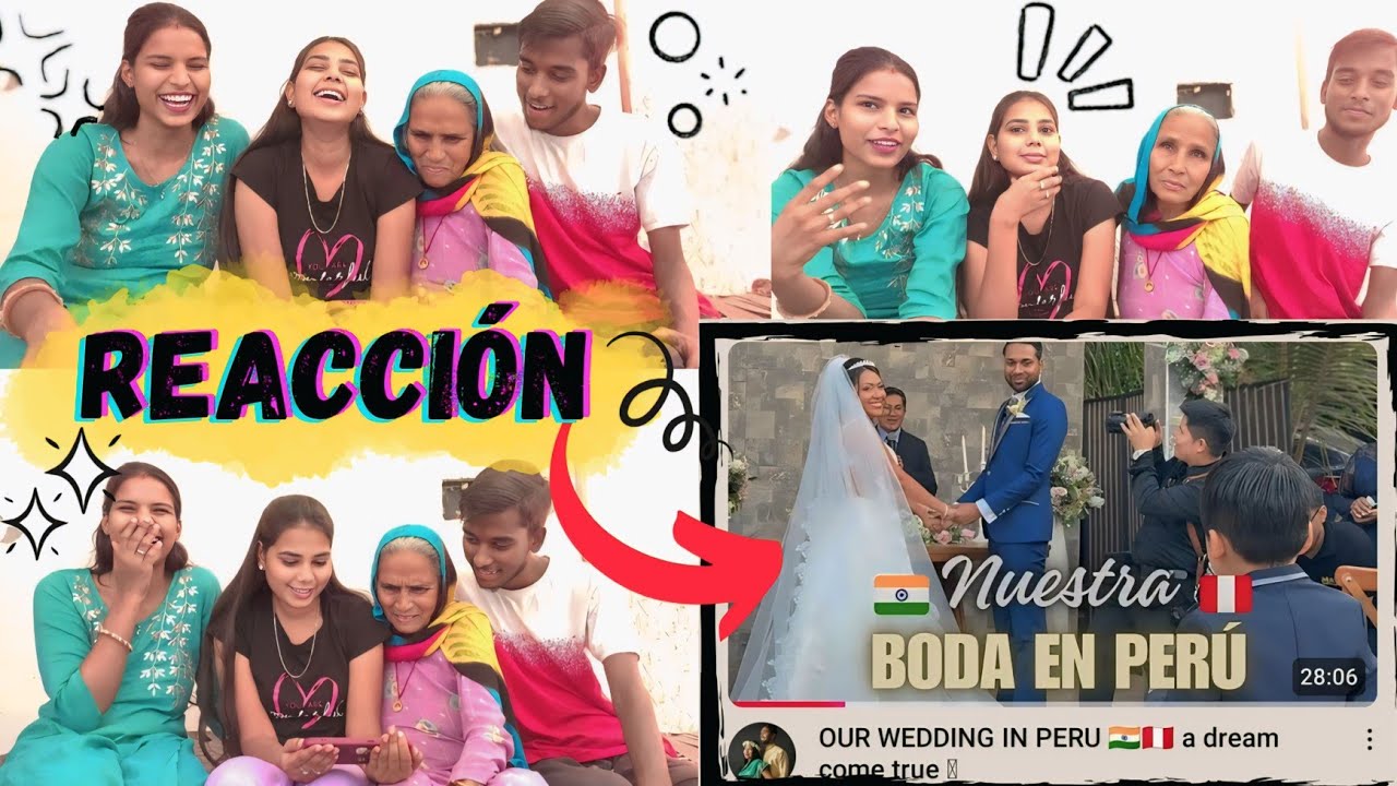 ✨NUESTRA REACCIÓN😲~(Nuestra boda en PERU) Esto cambió nuestra ideología