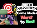 Ranking Every Game Mode in Super Smash Bros