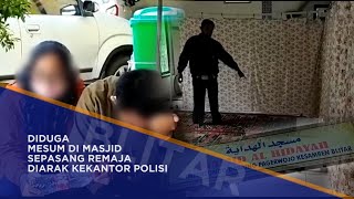 Dipergoki Warga Mesum di Masjid, Sepasang Remaja diarak ke Kantor Polisi!