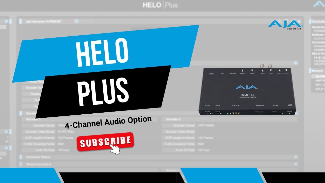 HELO Plus | 4-Channel Audio Option