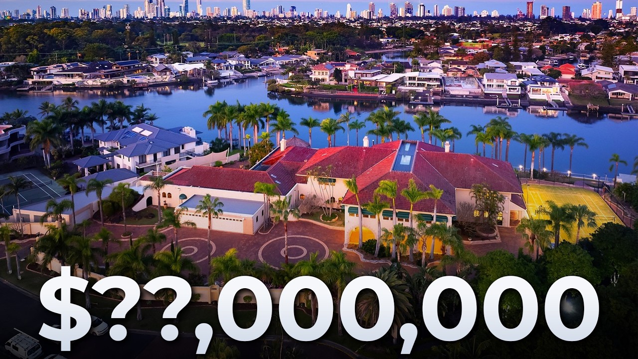 🏘️ Внутри этого ОГРОМНОГО особняка на Золотом Берегу на участке земли площадью БОЛЕЕ 1,5 АКРА на ...